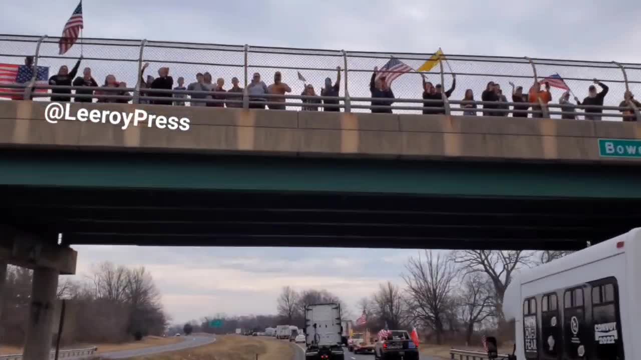 Hundreds of Trucks Leave Hagerstown and Take Over I-70 as They Make Their Way to Washington, D.C.