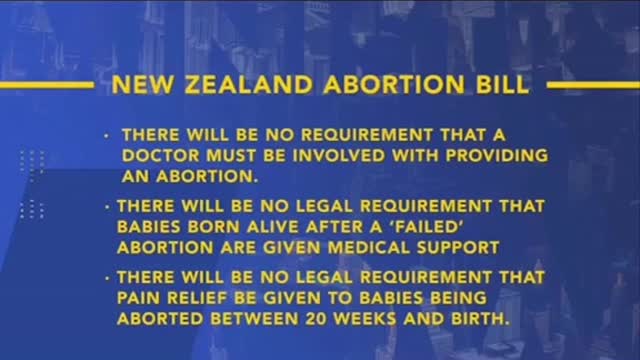 New Zealand's EXTREME ABORTION Laws! EVIL!!!