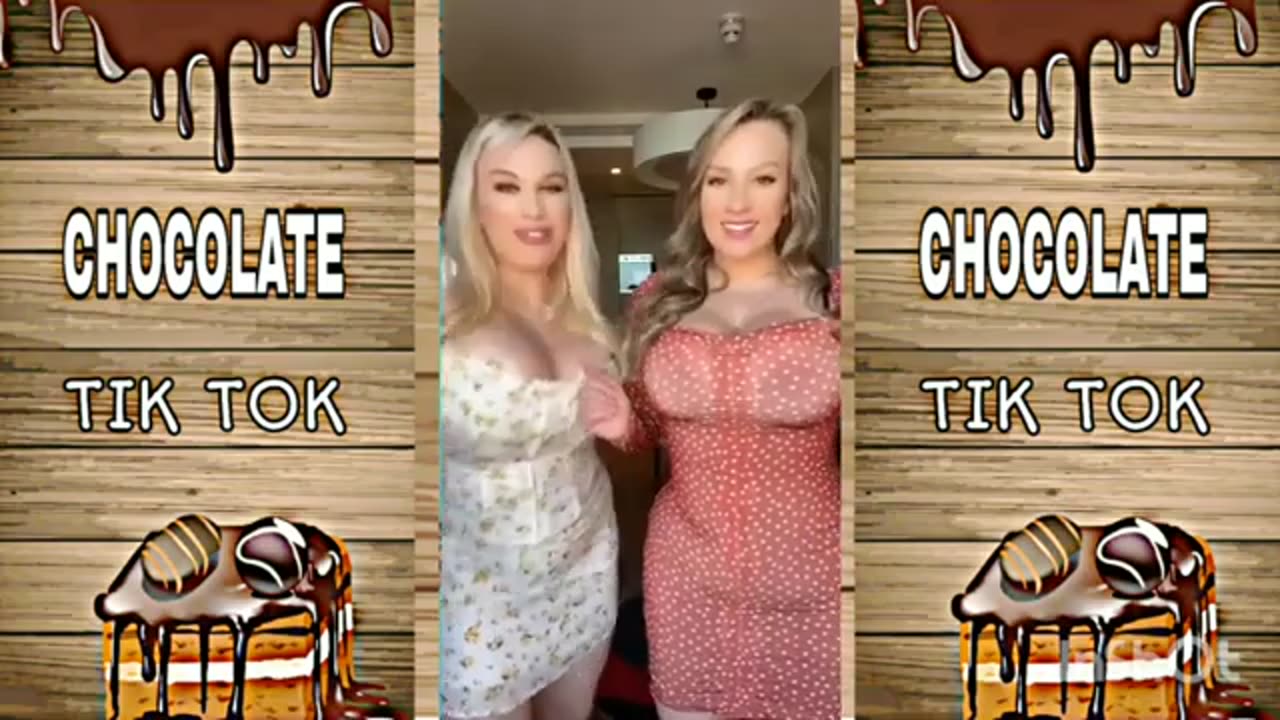 Chocolate tiktok big bank challenge girl beutiful