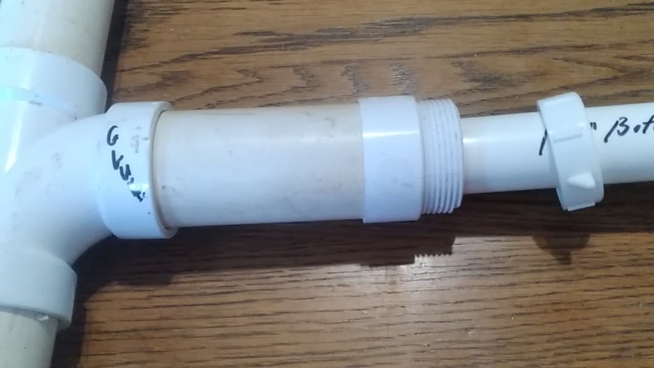 How To Connect Bathroom Sink Pipes To 11/2" Pipe