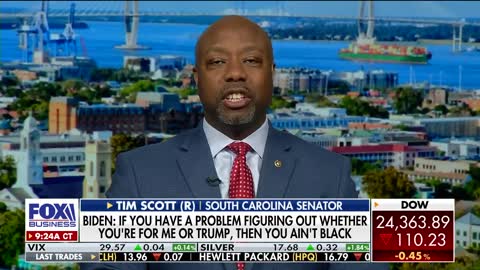 Sen. Tim Scott slams Biden's 'arrogant' comments