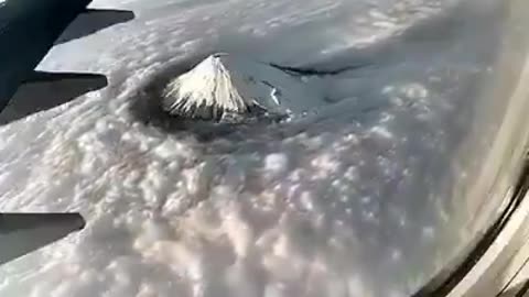 Mount Fuji around the Clouds