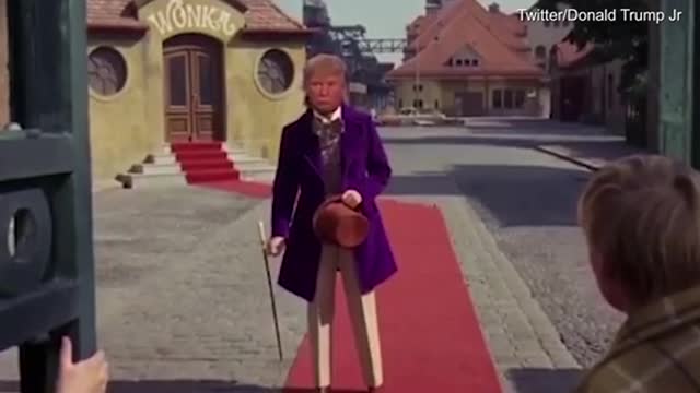 Wonka Trump Leaves The Hospital After COVID