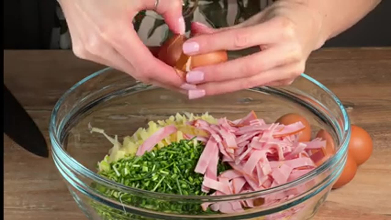 This is how I prepare potatoes with eggs like my grandmother did
