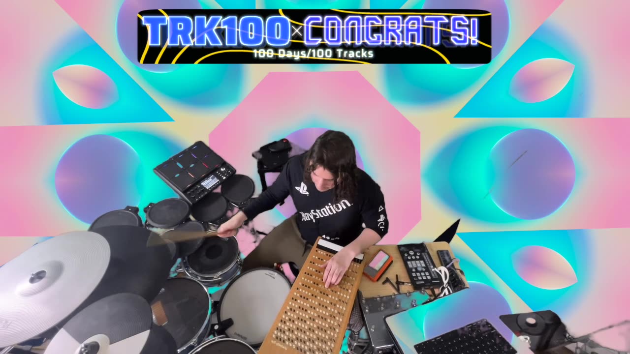 Day 100 of 100 Days, 100 Tracks Drumpejji Challenge