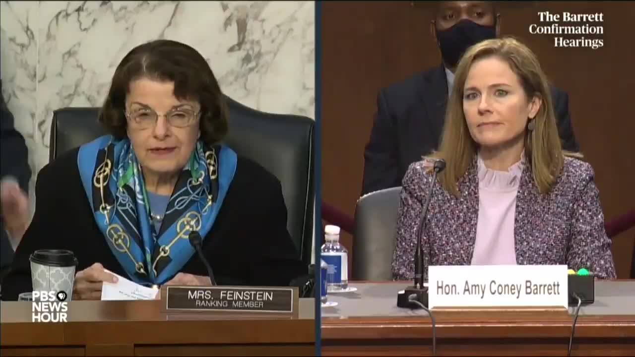 Diane Feinstein Admits She's Impressed With Amy Coney Barrett