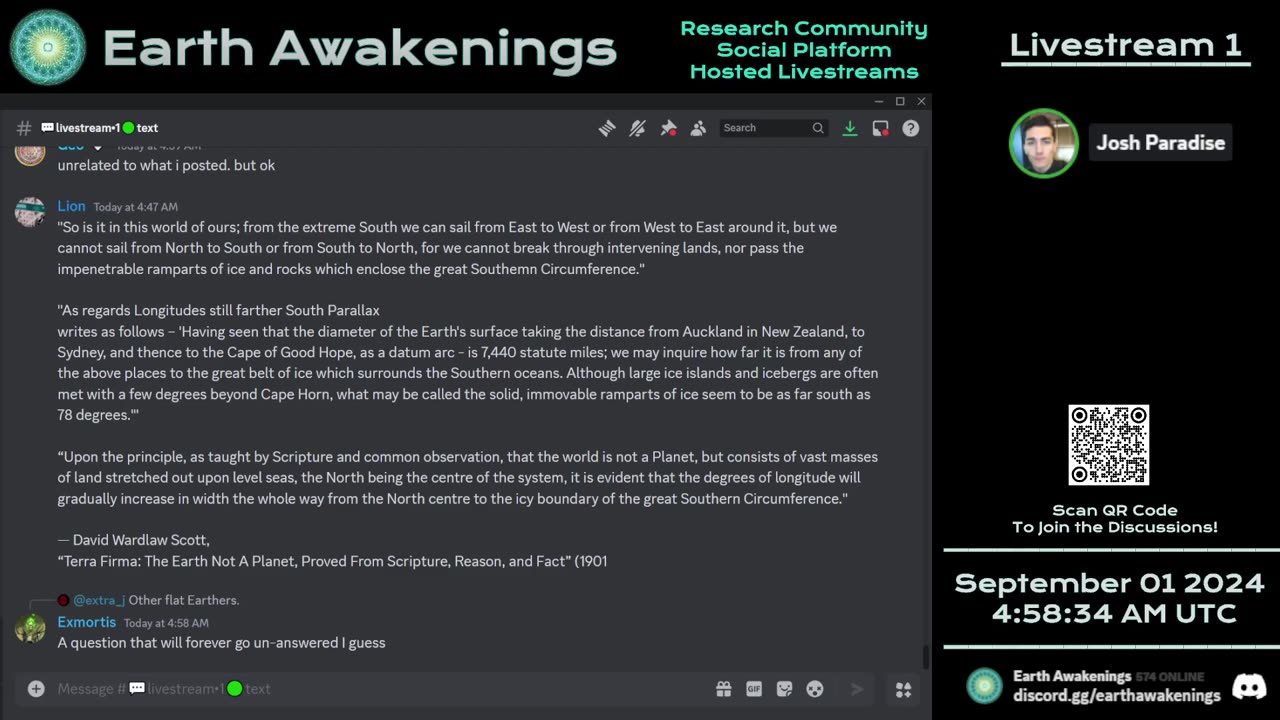 Earth Awakenings - Livestream 1 - #1836