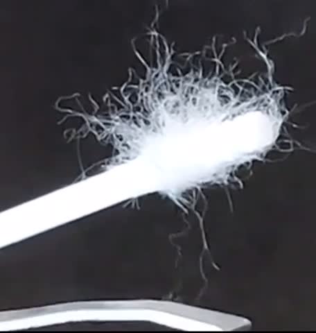 Replay: notice how the fiber reaches out?