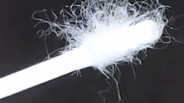 Replay: notice how the fiber reaches out?