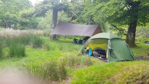 Tarp and Tent. Position test..