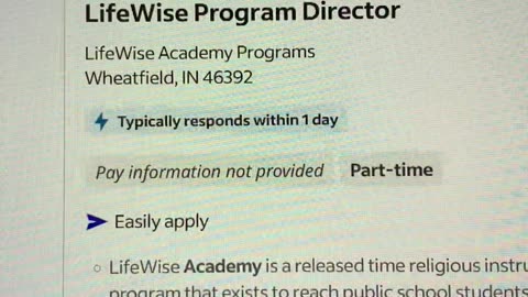 LifeWise Academy Program Director positions