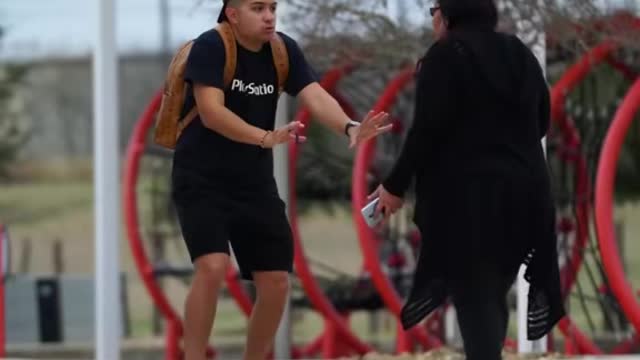 Cutting Peoples Earphones, Then Giving Them