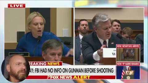 Fast clip: I’ve never seen the Director of the FBI so angry. Poor Chris Wray...