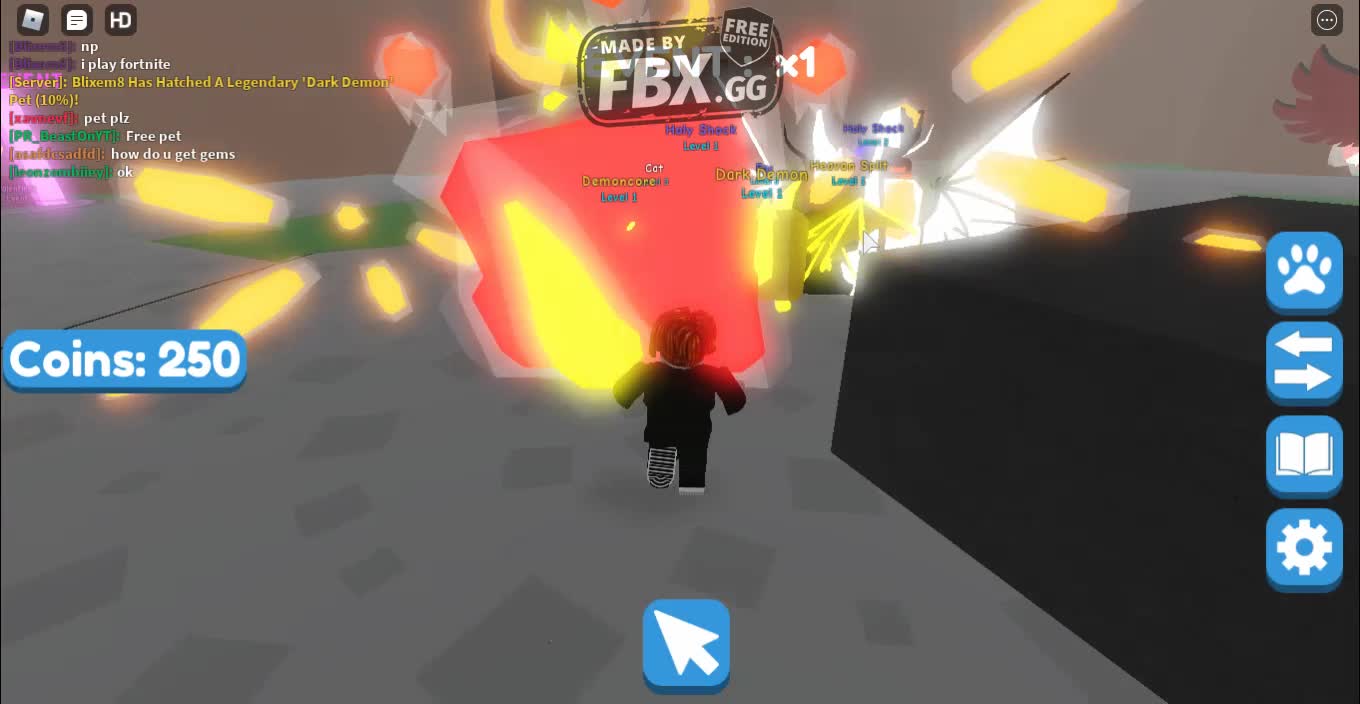 playing Secret pet hatching simulator in roblox