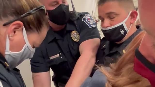 Concerned Mom ARRESTED At Georgia School Board Meeting for Opposing Mask Mandates