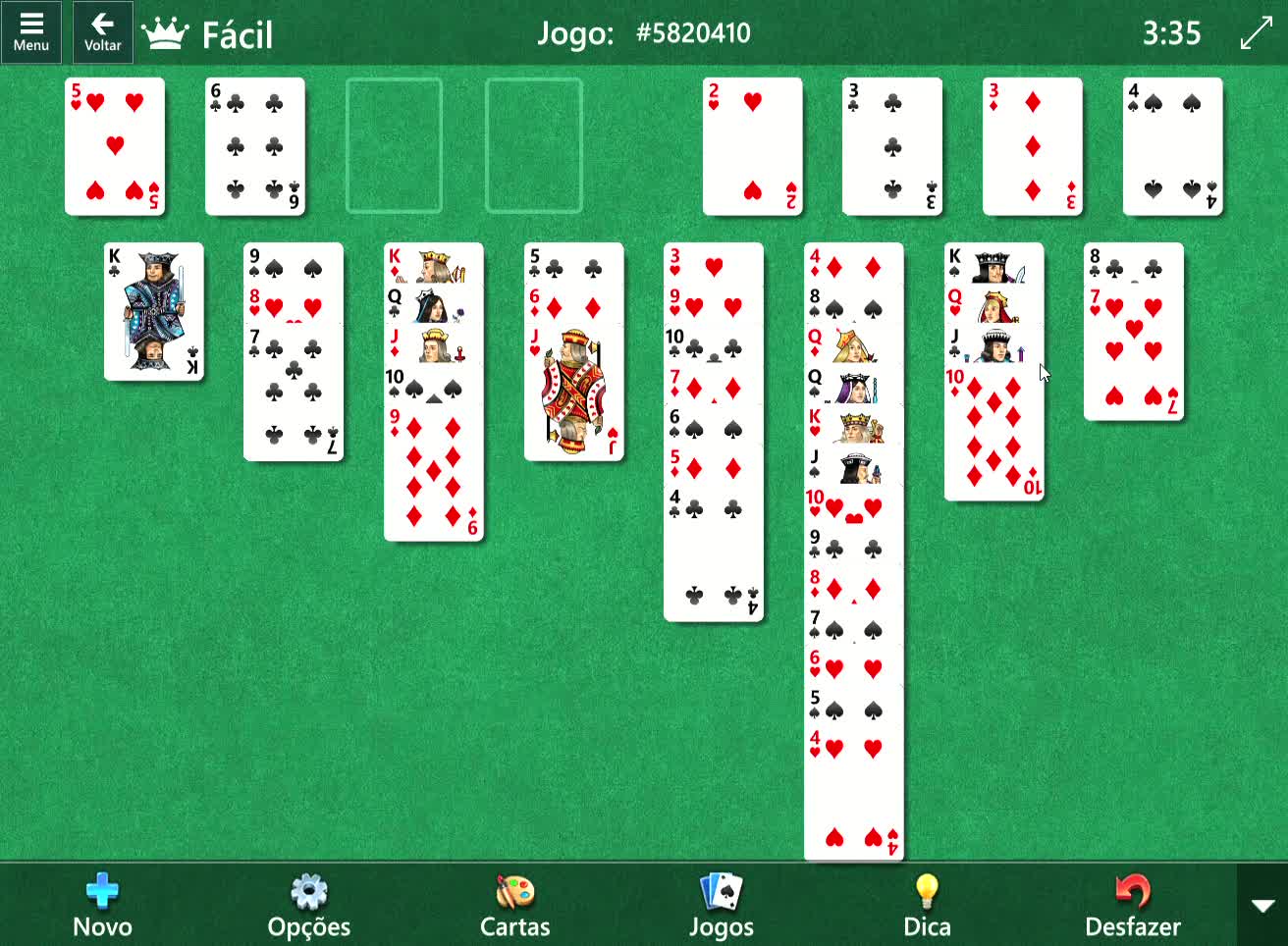 Solitaire Collection - Apresentando o Freecell do Windows 10