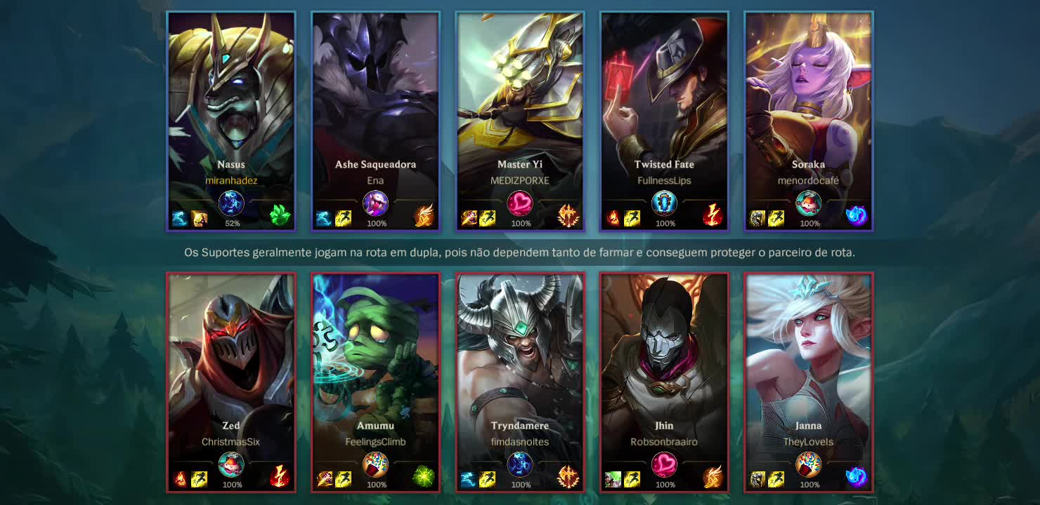 Gameplay de league of legends