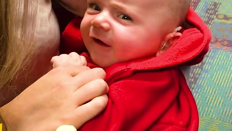 These kids are able to hear for the first time! 😭❤️️