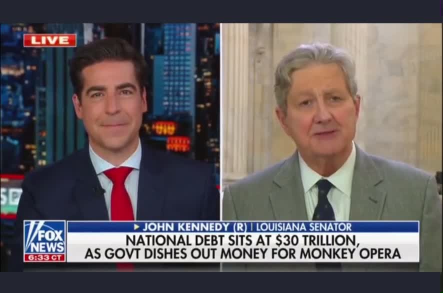 Senator John Kennedy on the outlandish spending of the Federal government.