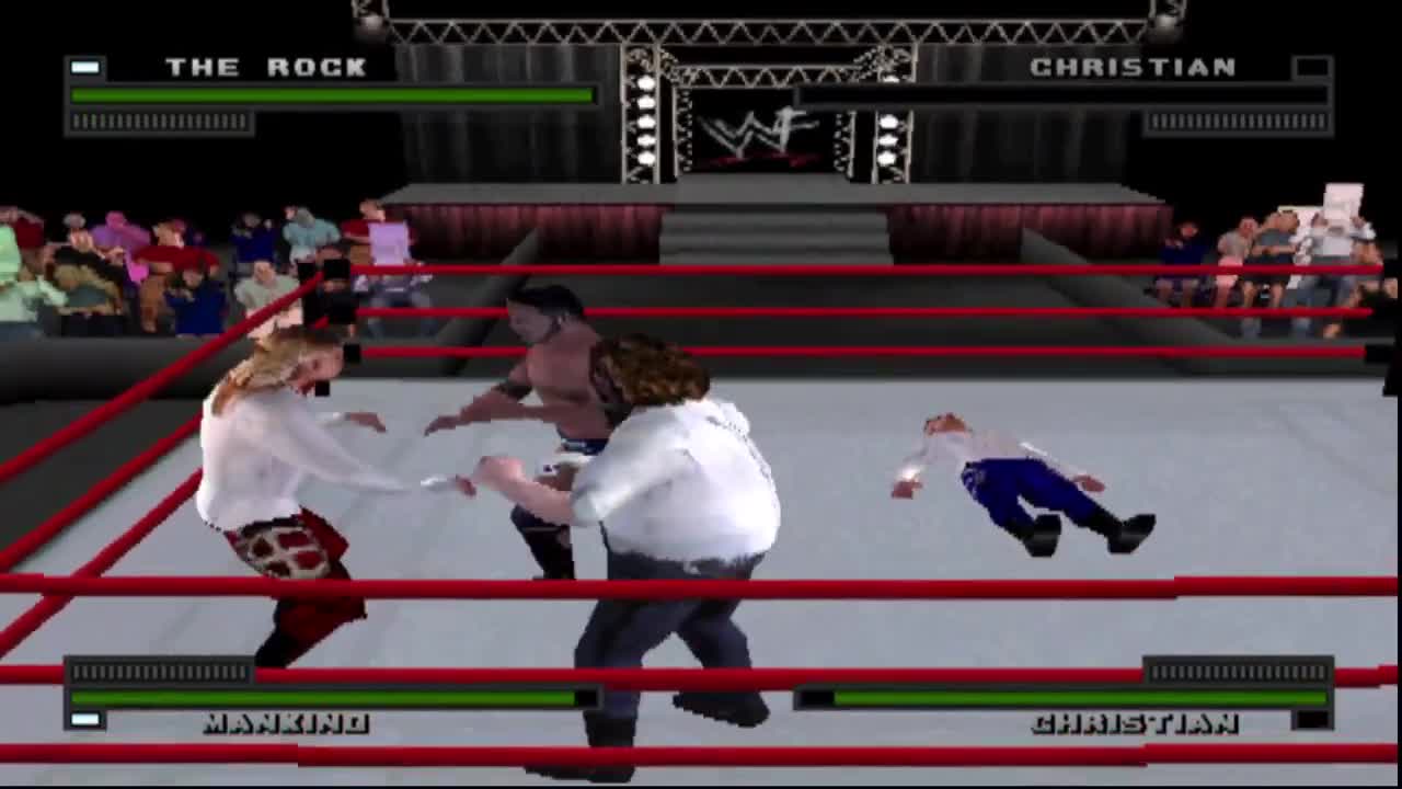 WWF Attitude PS1: Tornado match #42