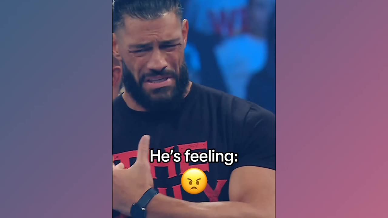 It was an emotional roller coaster for @romanreigns 😅