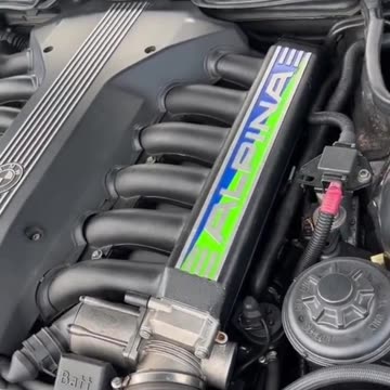 Blast from the past - Alpina B12 #car #cars #bmw #alpina #b12 #v12 #engine #monster #retro #classic