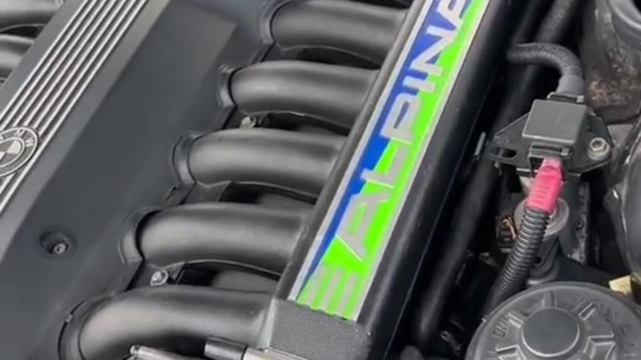 Blast from the past - Alpina B12 #car #cars #bmw #alpina #b12 #v12 #engine #monster #retro #classic