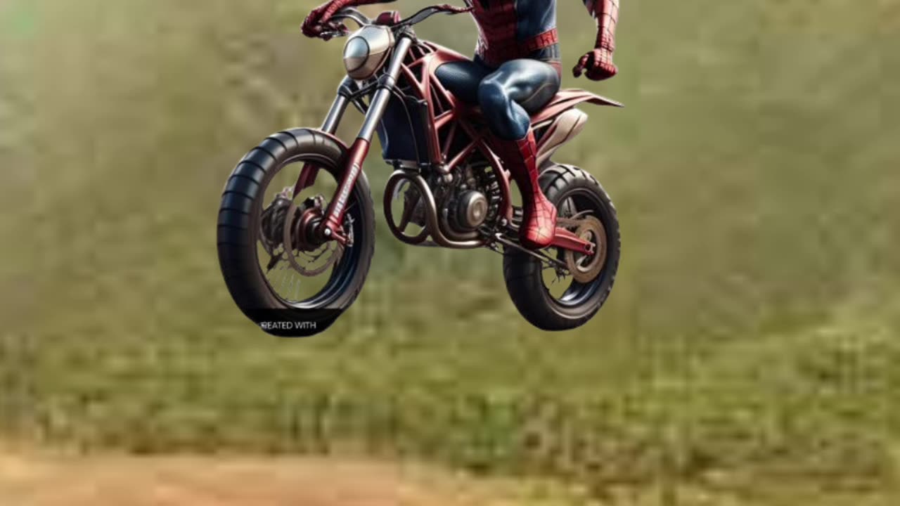 Motor cross super hero