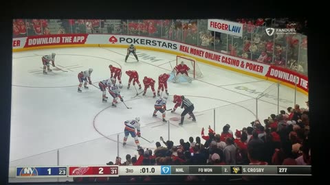 NYI vs DET - Red Wings Win 2-1