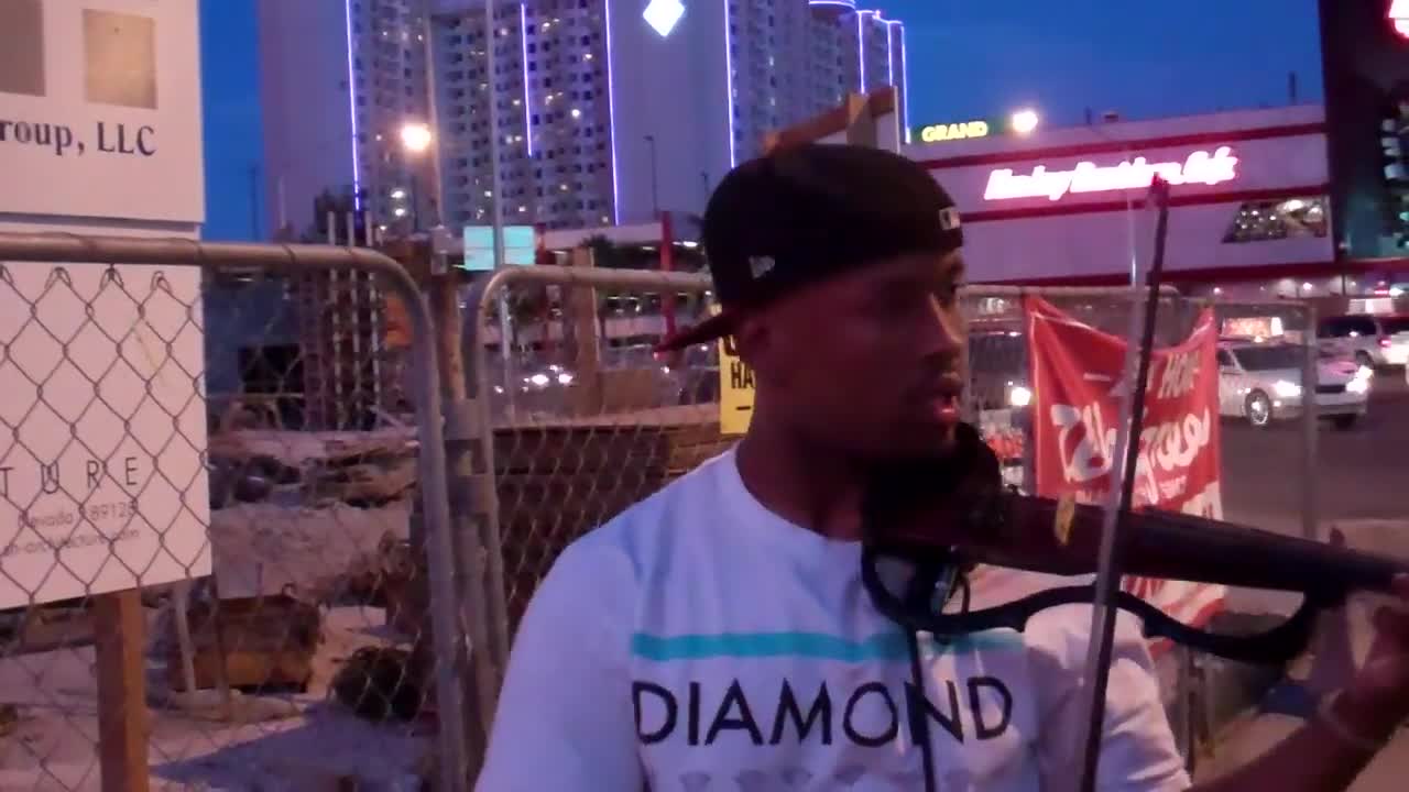 tony b. tha violinist doing cum baby by terrace martin on las vegas blvd