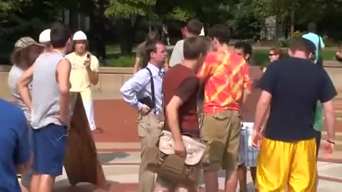Sinners Surround Street Preacher Jesse Morrell
