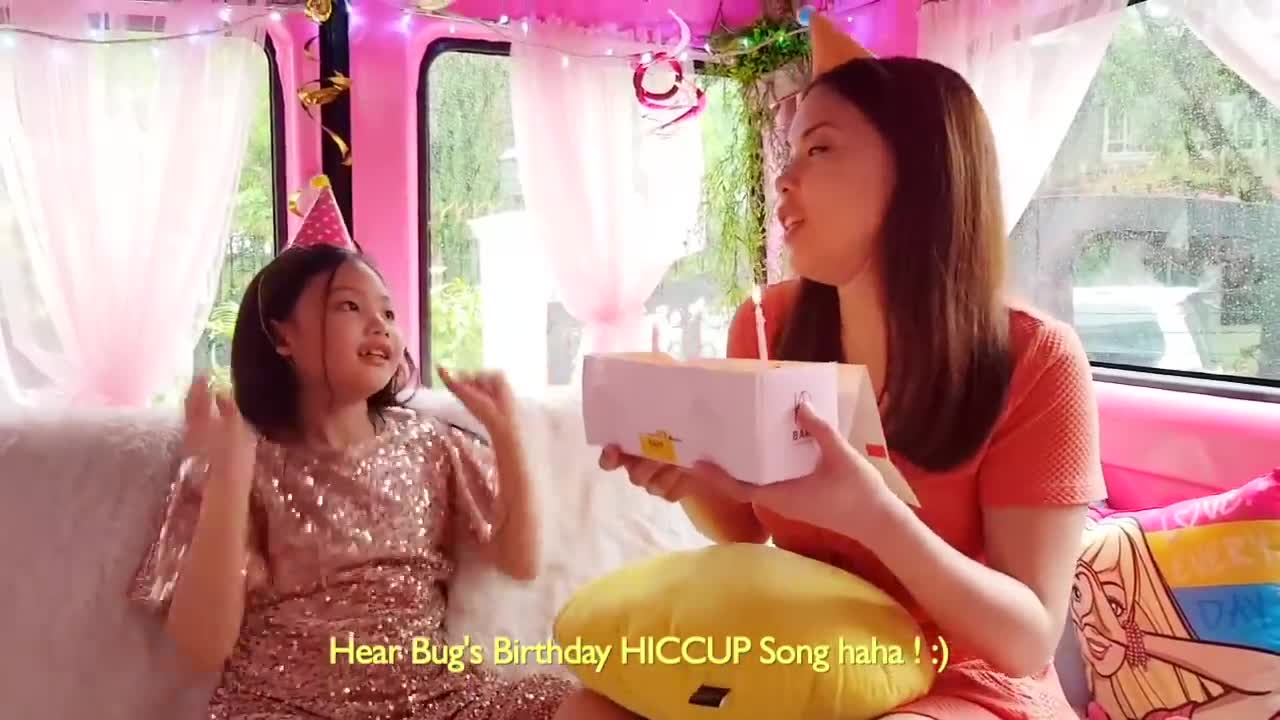 Bug makes the happiest birthday party ever