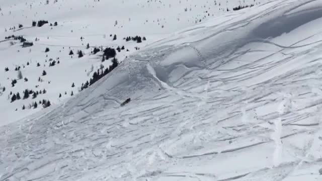 Collab copyright protection - snowboarder tumbles down mountain