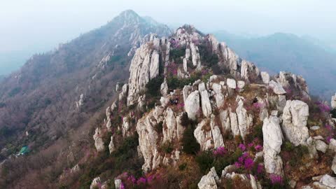 Traveling to Mt.Jujak, Mountain of Korea l 4K Drone View