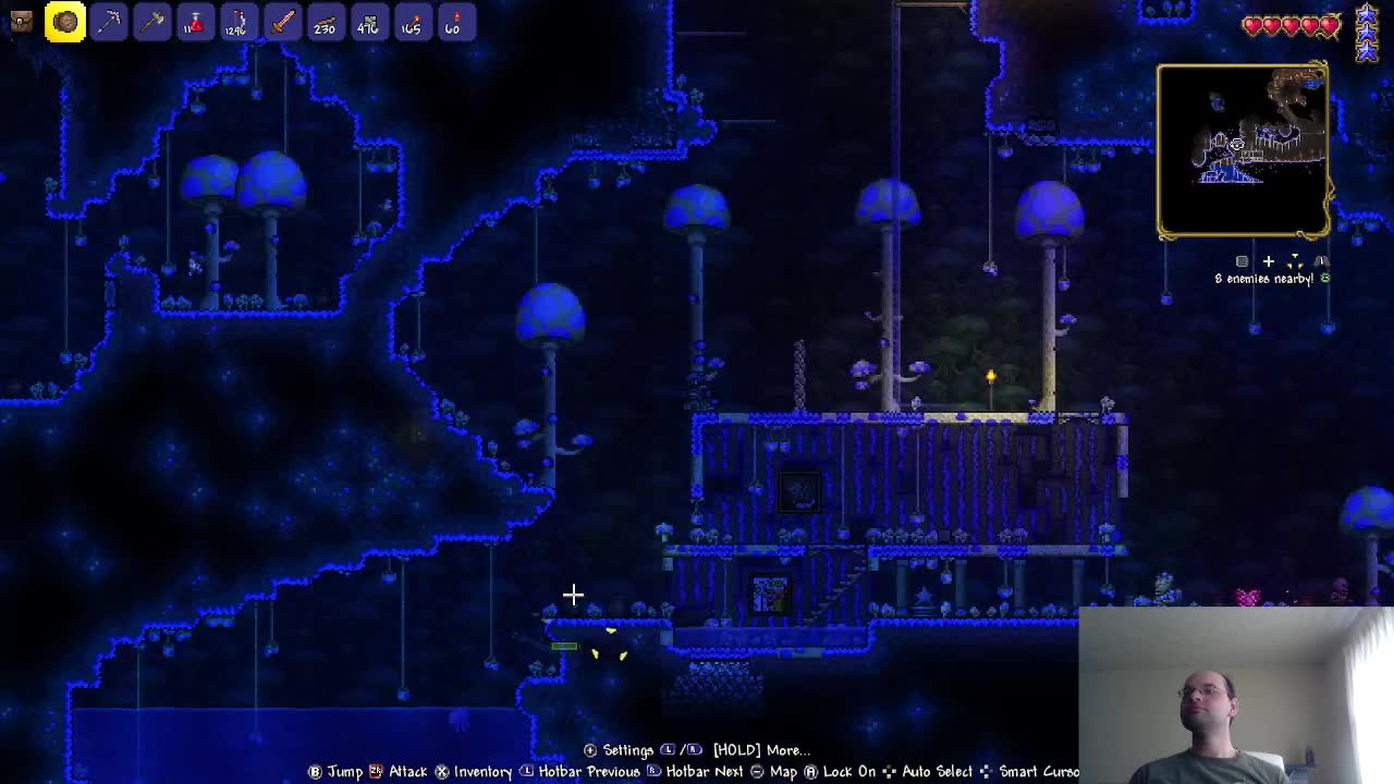 Off To The Mushroom Kingdom; Terraria, Expert Drunk World; Ep 17