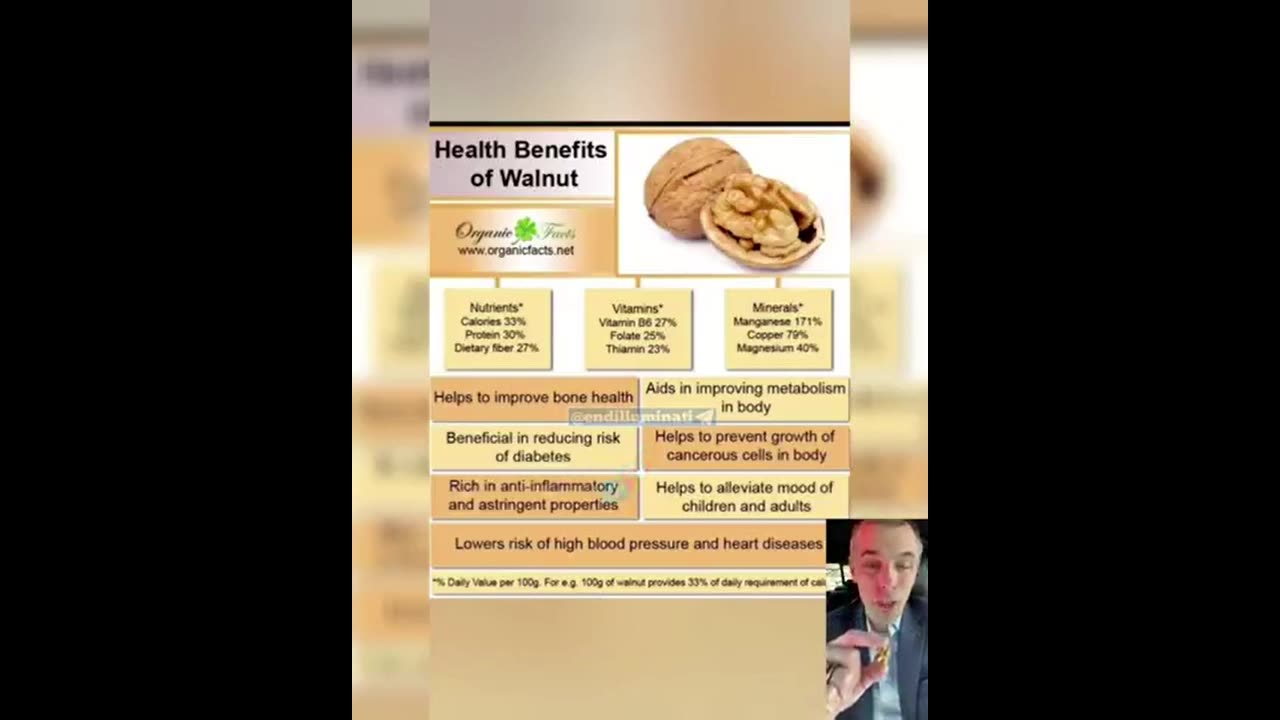 Walnuts kill parasites - Reloaded from Free your mind videos