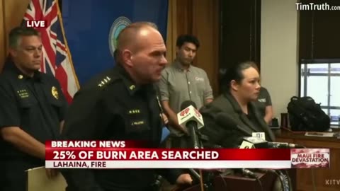 THE MAUI POLICE CHIEF IS ARRESTING PEOPLE FOR “TRESPASSING”