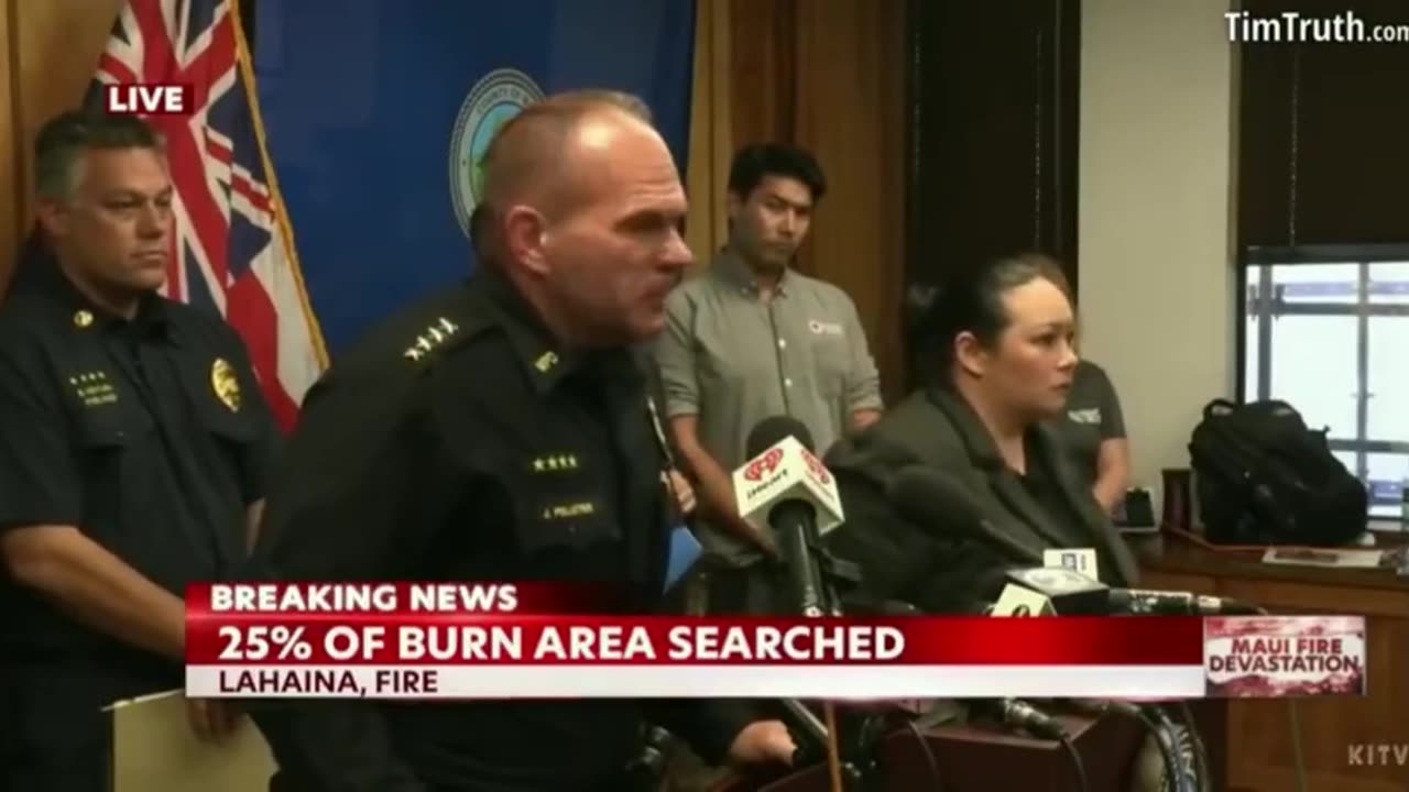 THE MAUI POLICE CHIEF IS ARRESTING PEOPLE FOR “TRESPASSING”