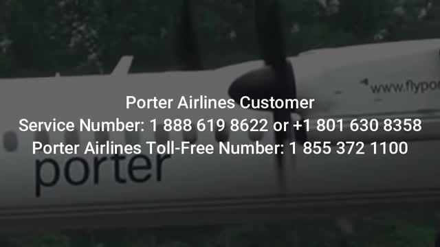 Porter Airlines Customer Service USA