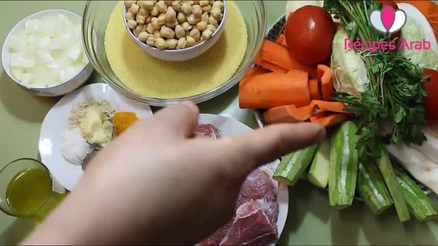 Here's how you prepare Moroccan couscous😋😋.