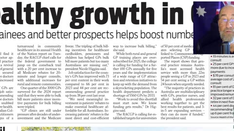 Healthy growth in GPs