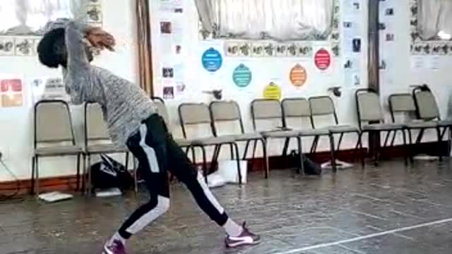 Siyabonga dancing