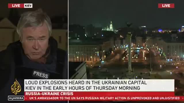 Explosions heard in Kyiv as Russia takes military action in Ukraine