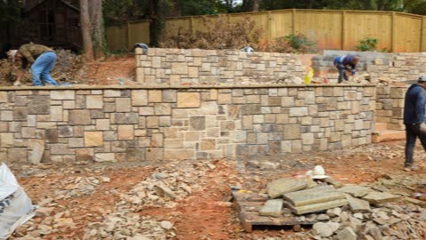 How to build Tennessee Ashlar Stone Walls