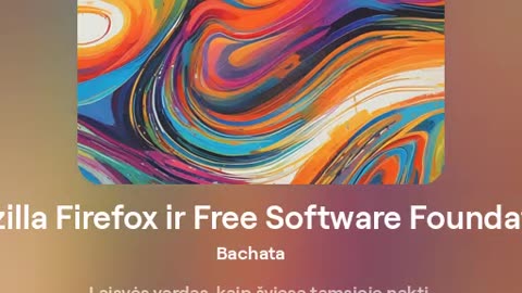 Mozilla Firefox ir Free Software Foundation mozilla ILoveLithuan