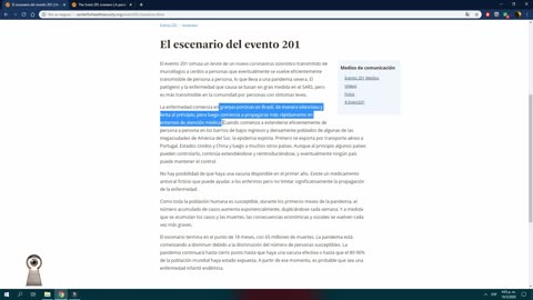 CORONAVIRUS DEL 2019-L'Evento 201 e le previsioni di Bill Gates DOCUMENTARIO il virus del 2019 era sintetico fatto in laboratorio di una plandemia programmata dal 2016 e simulata ad ottobre 2019,finanaziata da Bill Gates e dal world economic forum