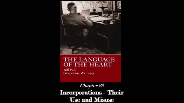 The Language Of The Heart - Chapter 22: "Incorporations - Their Use and Misuse"