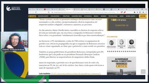 DECISÃO A FAVOR DE LULA É SUSPENSA - by Saldanha - Endireitando Brasil