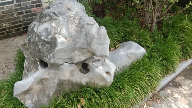 What are the two holes in this rock for?