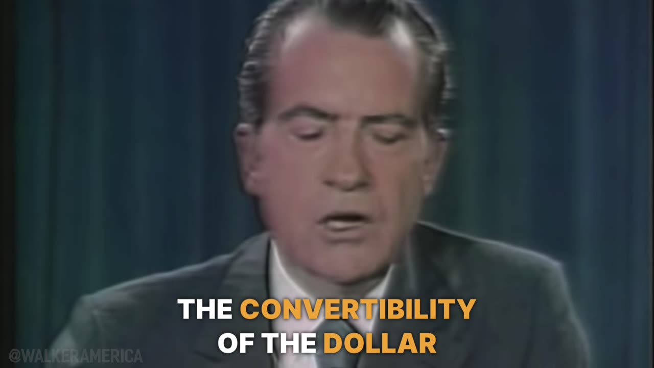 NIXON ENDS GOLD STANDARD — CREATES PURE FIAT MONEY